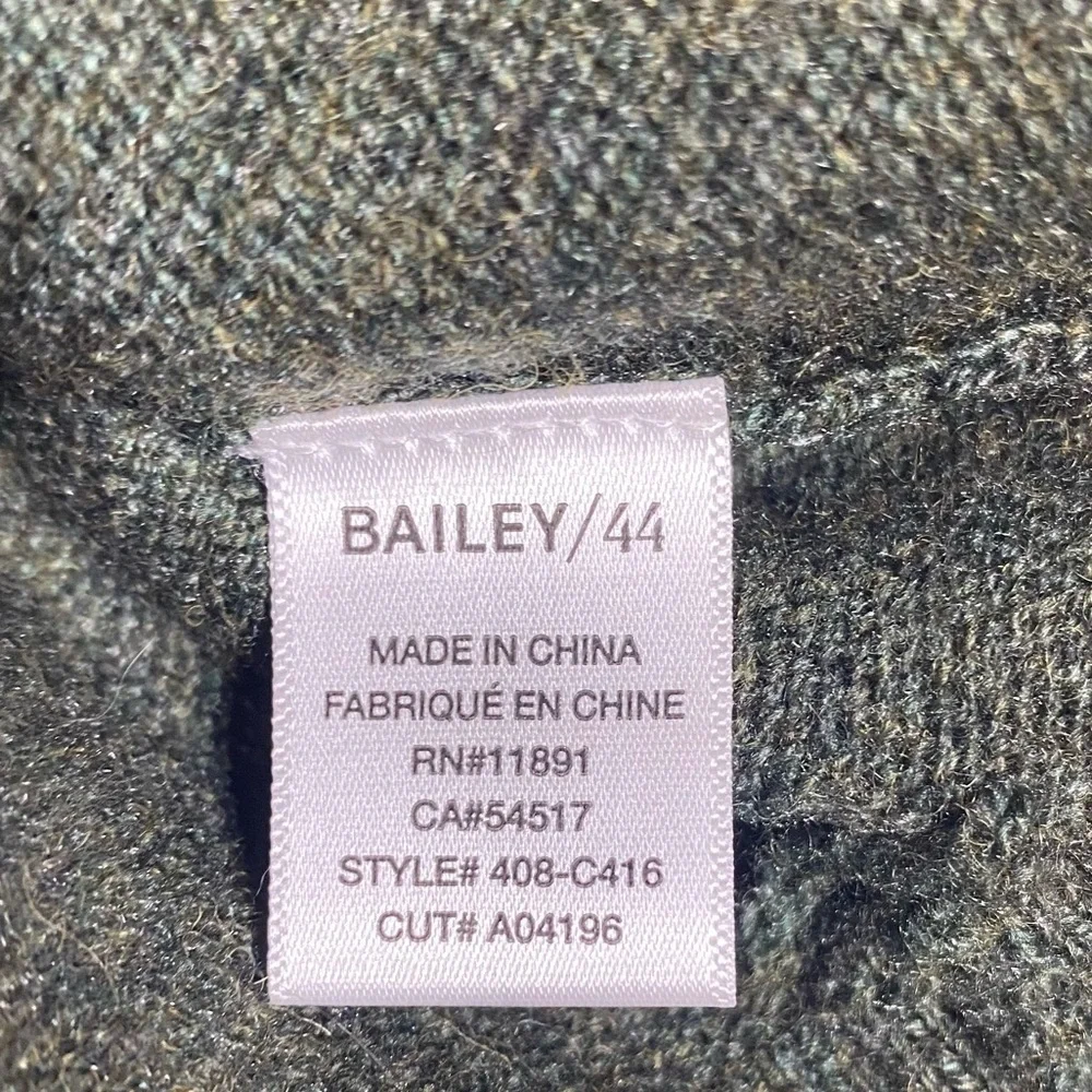 Bailey 44 Cinderella sweater green wool blend S - Picture 8 of 10